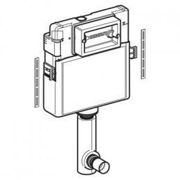 Скрытый бачок GEBERIT UP100 Delta 12 109.100.00.1