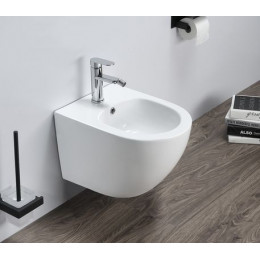 Сет AZARIO Инсталляция для Биде + подвесное биде Azario Grado белый (AZ-8040-1001/F-0053-0025+AZ-0046-BW SP)