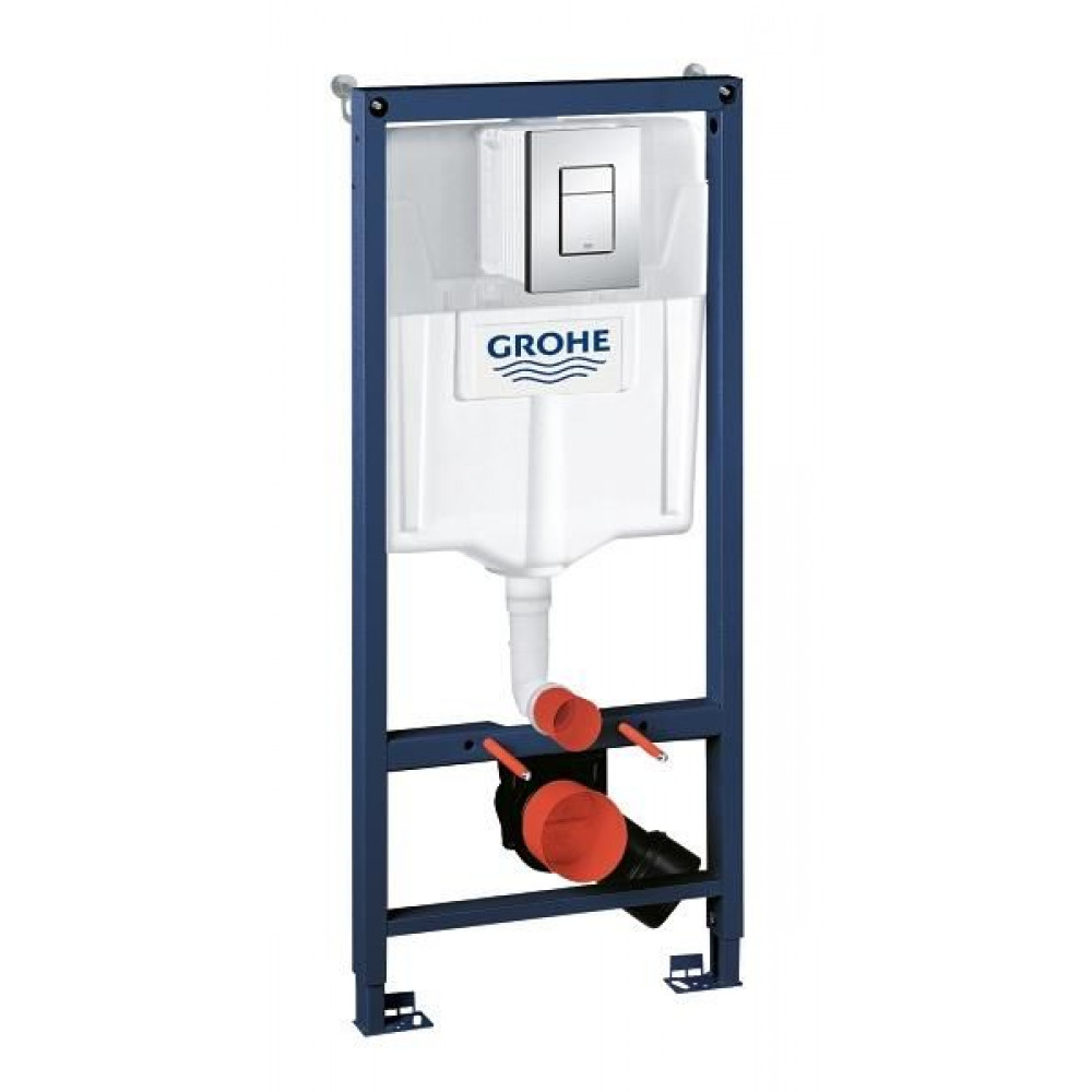 Система инсталляции для унитаза GROHE Rapid SL, с панелью смыва Skate Cosmopolitan, хром (38772001)