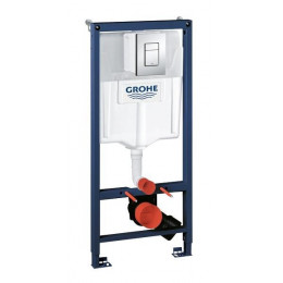 Система инсталляции для унитаза GROHE Rapid SL, с панелью смыва Skate Cosmopolitan, хром (38772001)