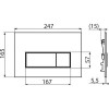 Сет инсталляция Alсa AM101/1120-4:1 RU M578-0001 + унитаз Grado AZ-0046 чёрный матовый с сиденьем ми