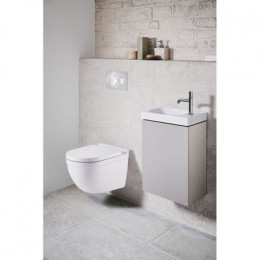 Сет AZARIO инсталляция с панелью смыва + унитаз Fora с сиденьем микролифт+ клавиша 0010, хром матовый (AZ-8010-1000+AZ-8200-0010+AZ-0017 E-R)