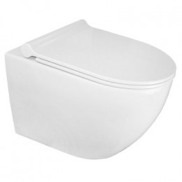 Сет AZARIO NEW Инсталляция для подвесного унитаза 3/6л+ Подвесной безободковый  унитаз Azario GENO с сиденьем микролифт (AZ-501A+AZ-2196)