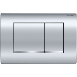 Инсталляция для подвесного унитаза  Geberit 458.163.21.1 с клавишей Delta 30, хром глянцевый