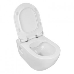 Сет AZARIO инсталяция + унитаз Creo Ceramique Ocean plus подвесной безободковый с тонким сиденьем микролифт