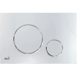 Инсталляция Alcadrain AM101/1120-4:1 RU для унитаза с клавишей смыва M671 хром глянец (AM101/1120-4:1 RU M671-0001)