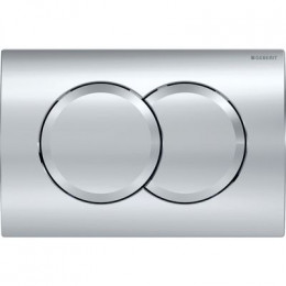 Инсталляция для подвесного унитаза  Geberit 458.149.21.1 с клавишей Delta 01, хром глянцевый