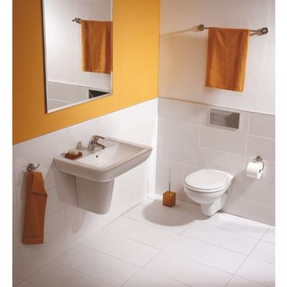 Комплект инсталляции Ideal Standard ProSys Eco Frame M с унитазом Eurovit Rimless безободковый Cut Rimless c сиденьем микролифт E131801 (W660101)