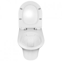 Сет AZARIO инсталляция + унитаз Fretta Round подвесной, с быстросъемным сиденьем микролифт (AZ-8010-1000+AZ-2617E)