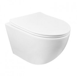 Сет AZARIO NEW Инсталляция  для подвесного унитаза 3/6л + подвесной унитаз Azario Grado безободковый, с быстросъемным сиденьем микролифт (AZ-501A+AZ-0046SP)