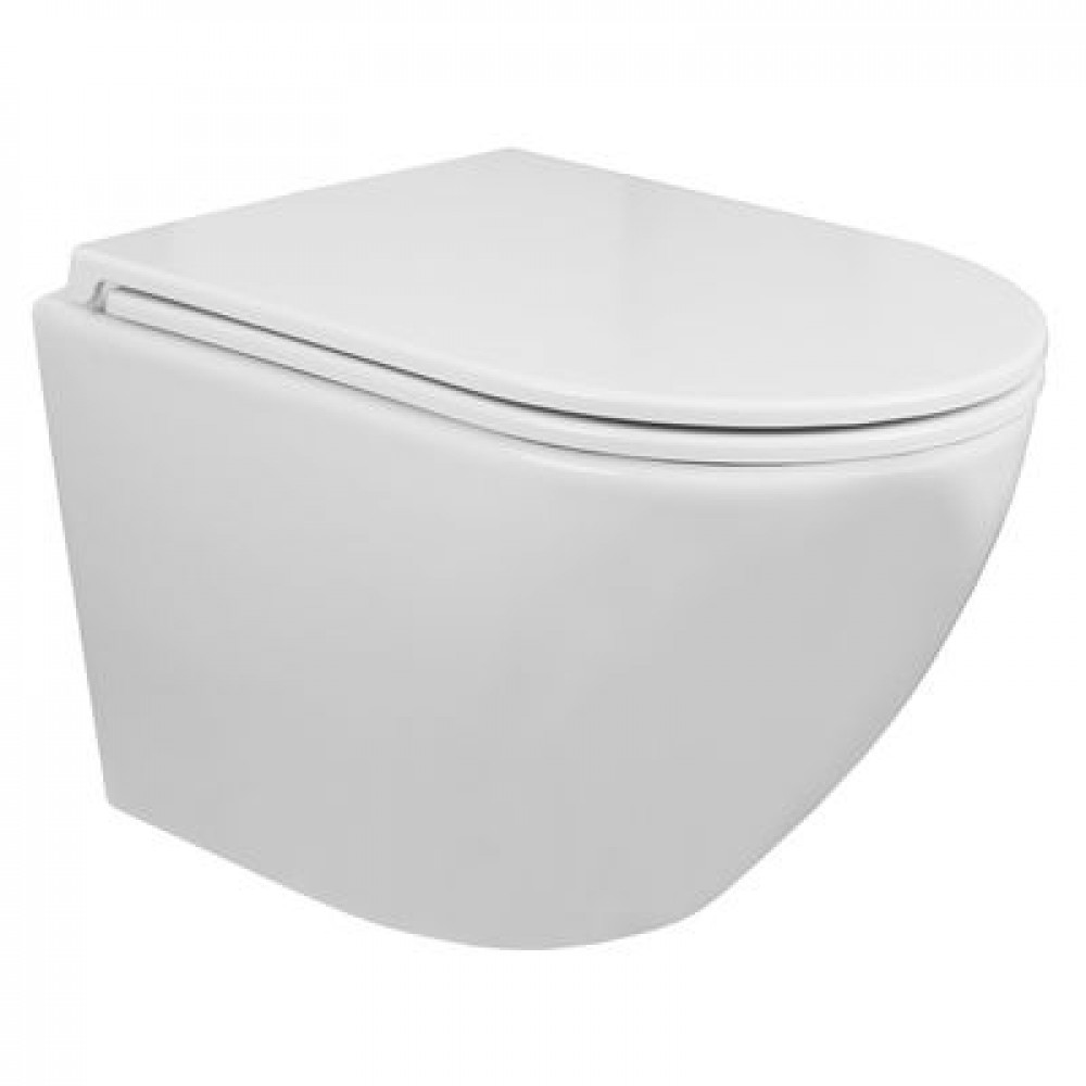 Сет 3 в 1 инсталляция Grohe Rapid SL с клавишей смыва  + подвесной унитаз Azario Grado c быстросъемным сиденьем микролифт (38772001+AZ-0046N)