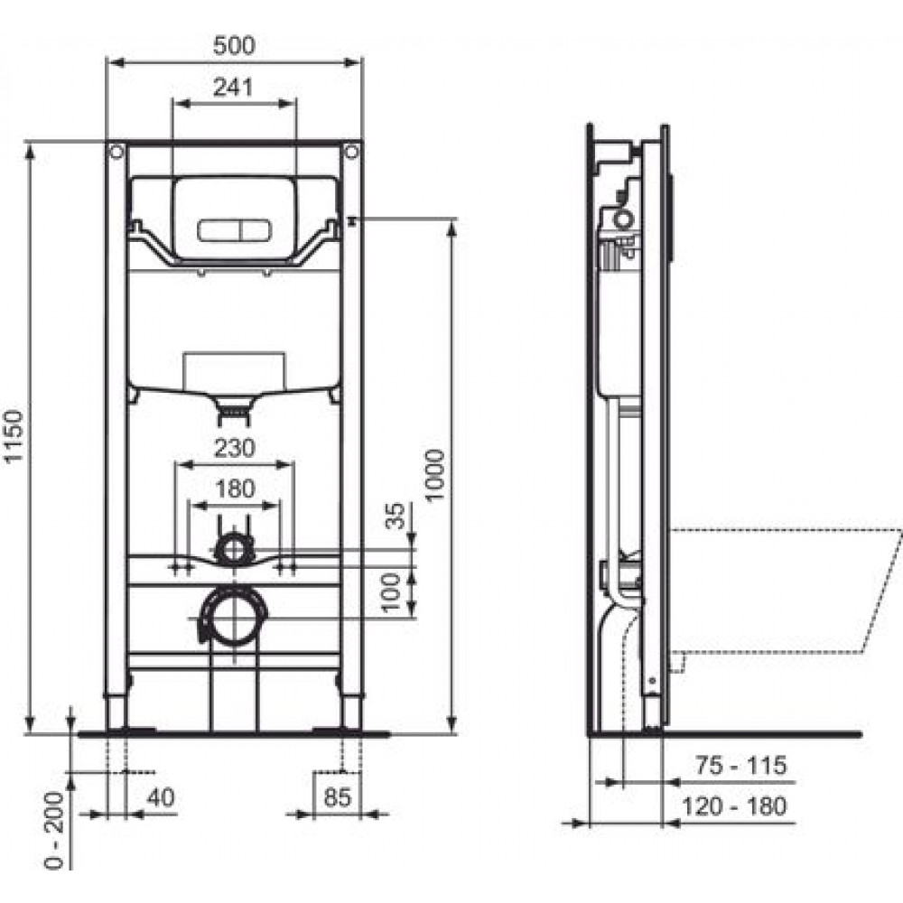 Комплект 3 в 1 Ideal Standard Blend Сurve (M520801)