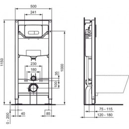 Комплект 3 в 1 Ideal Standard Blend Сurve (M520801)
