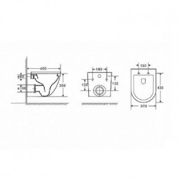 Сет инсталляция Alсa AM101/1120-4:1 RU M578-0001 + унитаз Grado AZ-0046 чёрный матовый с сиденьем ми