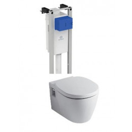 Комплект инсталляции Ideal Standard ProSys Eco Frame M  с унитазом Connect E803501, сиденье микролифт E712701 (W220101)