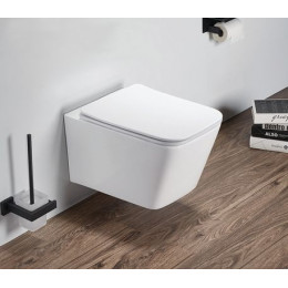 Сет AZARIO инсталляция  + унитаз Nova с быстросъемным сиденьем микролифт+чёрная клавиша смыва (AZ-8010-1000+AZ-8200-0013+AZ-2216 SP)