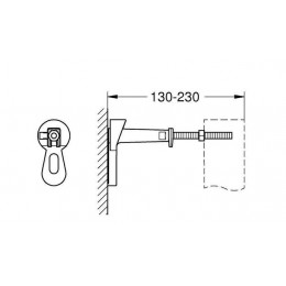 Система инсталляции для унитаза Grphe  Rapid SL, крепеж, панель смыва Skate Cosmopolitan (3 режима) хром (38840000/3855800M/38732000)
