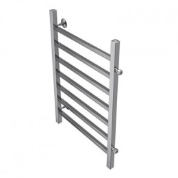 Полотенцесушитель водяной AZARIO ANCONA 500/800 квадрат, 7 секций, боковое подключение, 3/4", хром (AZ71558)