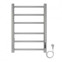 Полотенцесушитель электрический AZARIO PARMA 400/600 6 секций, диммер справа, хром (AZ10846)