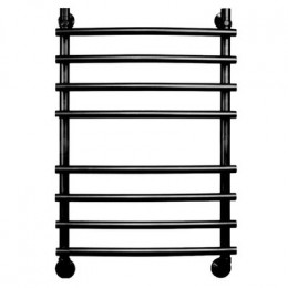 Полотенцесушитель водяной ДВИН R Primo 80/50  1"-3/4"-1/2" К3 Чёрный матовый (4627159981804)