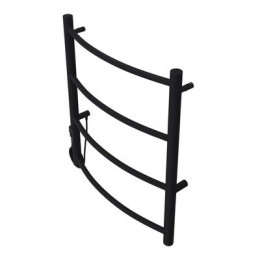 Полотенцесушитель электрический AZARIO VERONA 500/600 4 секции, диммер слева, черный (AZ04756B)