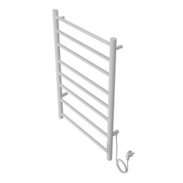 Полотенцесушитель электрический AZARIO PARMA 500/800 8 секций, диммер справа, белый (AZ10858W)