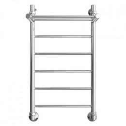 Полотенцесушитель водяной ДВИН FJ 80/40 с полкой 1"-1/2" К1 полированный (4627152136492)