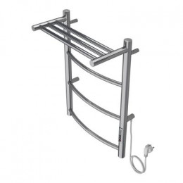 Полотенцесушитель электрический AZARIO VERONA 400/600 3 секции, с полкой, диммер справа, хром (AZ04846P)