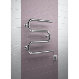 Полотенцесушитель электрический  Маргроид "Вид 52" 50х60, универсальное подключение, хром