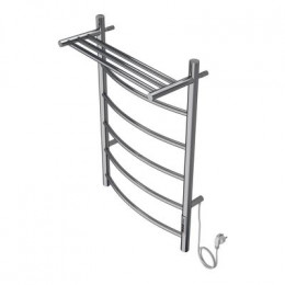 Полотенцесушитель электрический AZARIO VERONA 500/800 5 секций, с полкой, диммер справа, хром (AZ04858P)