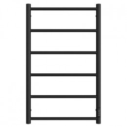 Полотенцесушитель электрический ДВИН J neo 80/50 1"-1/2" К диммер Чёрный матовый (4657763750640)