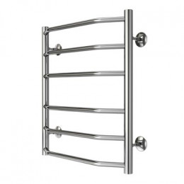 Полотенцесушитель водяной AZARIO RAVENNA 500/600 6 секций, нижнее/диагональное подключение, 1/2", хром (AZ07156)