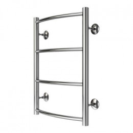 Полотенцесушитель водяной AZARIO VERONA 400/600 4 секции, нижнее/диагональное подключение, 1/2", хром (AZ04146)