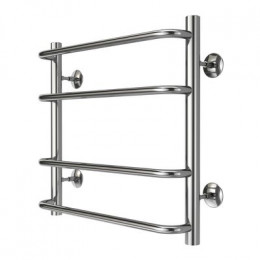 Полотенцесушитель водяной AZARIO FERRARA 500/500 4 секций, нижнее/диагональное подключение, 1/2", хром (AZ09155)