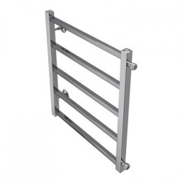 Полотенцесушитель водяной AZARIO ANCONA 500/600 квадрат, 5 секций, боковое подключение, 3/4", хром (AZ71556)