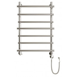 Полотенцесушитель электрический ДВИН Q Primo Electro лесенка 80/50, ТЭН справа, полированный (4627085905905)