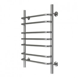 Полотенцесушитель водяной AZARIO FERRARA 500/800 7 секций, нижнее/диагональное подключение, 1/2", хром (AZ09158)