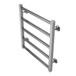 Полотенцесушитель водяной AZARIO ANCONA 500/600 квадрат, 5 секций, нижнее/диагональное подключение, 1/2", хром (AZ75556)