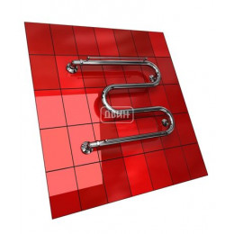 Полотенцесушитель водяной ДВИН M М-образный 60/50 c полкой, полированный (4627086010813)