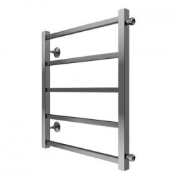 Полотенцесушитель водяной AZARIO ANCONA 500/600 квадрат, 5 секций, боковое подключение, 3/4", хром (AZ71556)