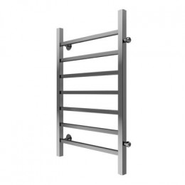 Полотенцесушитель водяной AZARIO ANCONA 500/800 квадрат, 7 секций, боковое подключение, 3/4", хром (AZ71558)