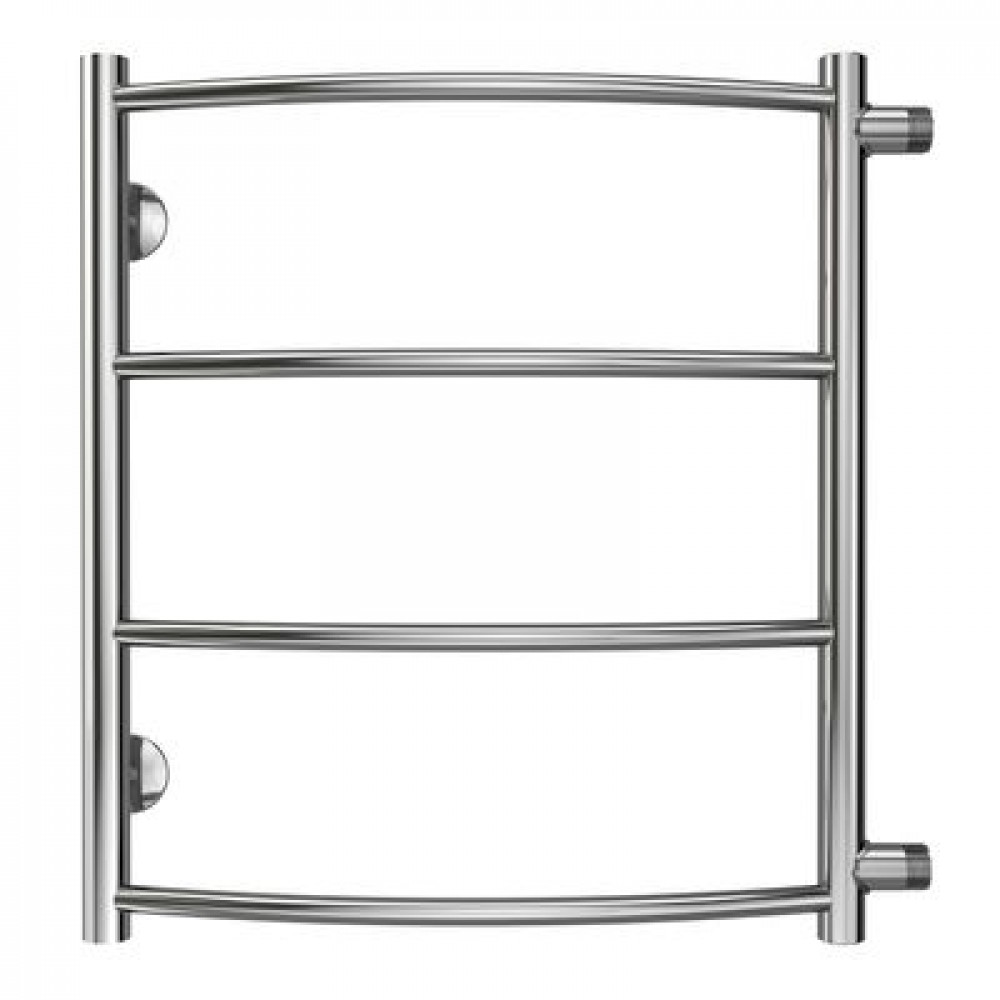Полотенцесушитель водяной AZARIO VERONA 500/600 4 секции, боковое подключение, 1", хром (AZ04556)