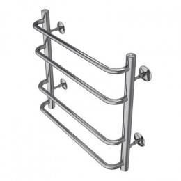 Полотенцесушитель водяной AZARIO FERRARA 500/500 4 секций, нижнее/диагональное подключение, 1/2", хром (AZ09155)