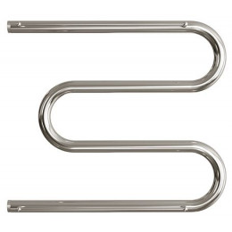 Полотенцесушитель водяной ДВИН M М-образный 50/60 c полкой, полированный (4627086010806)