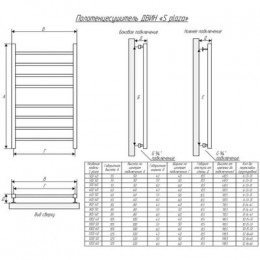 Полотенцесушитель водяной ДВИН S plaza 80/50 К3 Состаренная бронза 90(4656759174729)