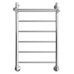 Полотенцесушитель водяной ДВИН FJ лесенка 80/50 с полкой, полированный (4627152137482)