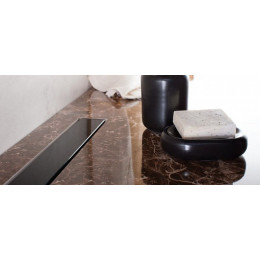 Душевой лоток Pestan Confluo Frameless Line 550 Black Glass (13701203)