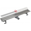 Душевой лоток Alcadrain Fit&Go 550 с двухсторонней решеткой хром (AG071401550)