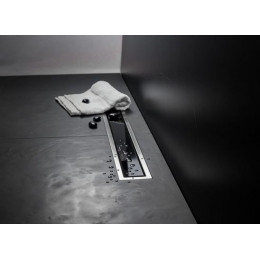 Душевой лоток Pestan Confluo Premium Black Glass Line 550	 (13000292)