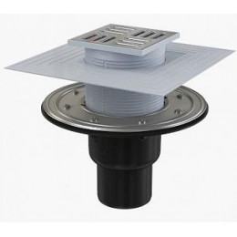 Душевой трап Alcadrain с решеткой хром (APV4344)